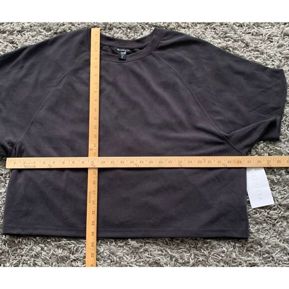 NEW NWT Athleta Seasoft Tee modal gray Short Sleeve Shirt Top sz XL - Picture 4 of 6